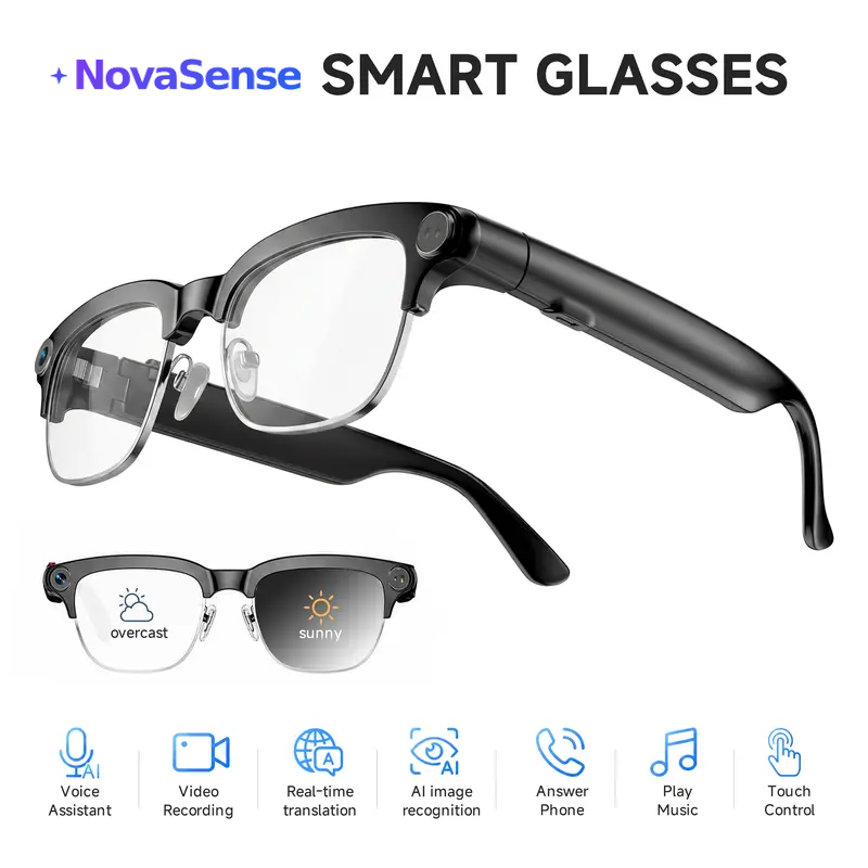 Novasense Lightweight Casual Audio Smart Glasses